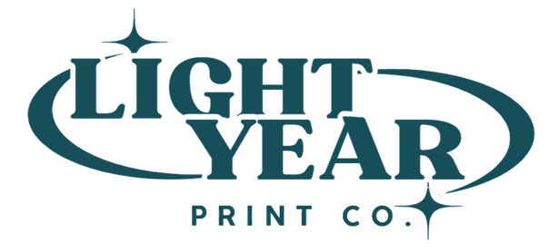 logo for Light Year Print Company